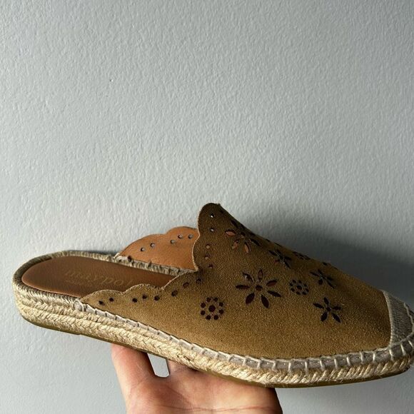 Anthropologie Maypol Suede Spain Espadrille Sandals in Tan - Picture 6 of 10